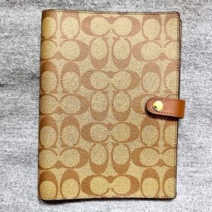 COPY for Julie - Coach Signature Notebook Cover - Without Notebook
